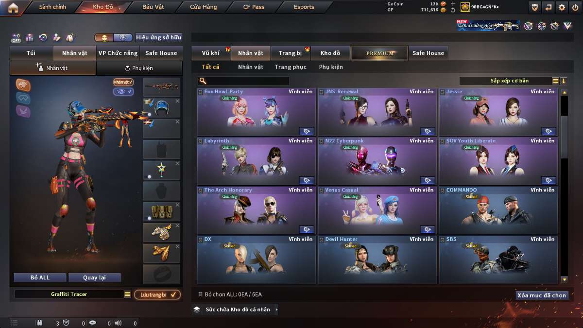 shop acc cf uy tin gia re
